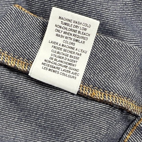 Ralph Lauren Shorts Men 40 in Silver/Blue VINTAGE Denim Polo Jean Worker - Picture 11 of 16